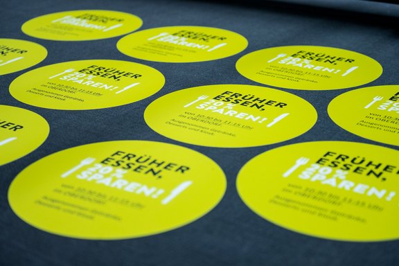 Kleber, geschnitten, Kreise, Folie