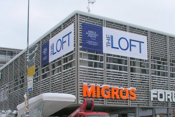 Meiga - WEF Banner aus Gitternetzbanner Gitternetzbanner, Grossformat, Print, Druck