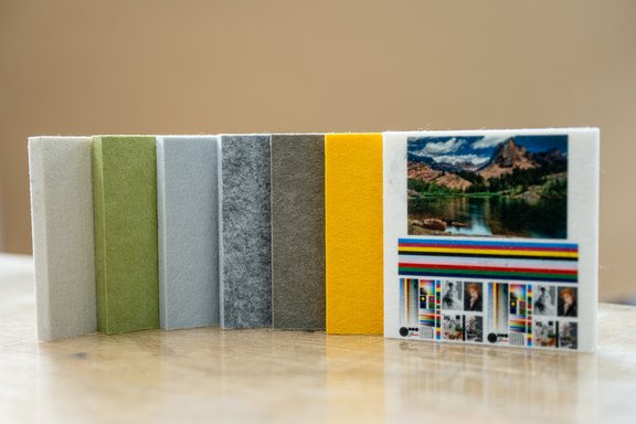 Farben- und Druckmuster