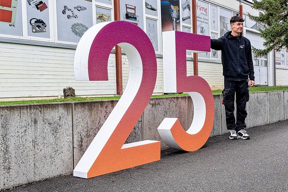 Tiefe, Styropor, verklebt, bedruckt