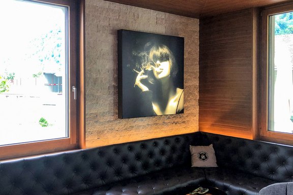 Smoking Loung, Wandbilder, Spannrahmen