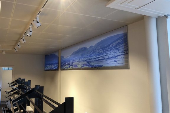 Regio Markt - Spannrahmen mit natürlicher Lichtquelle Fenster, Bild, Spannrahmen, Sonderanfertigung