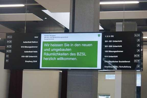 Digitale Werbung, Deckenmontage