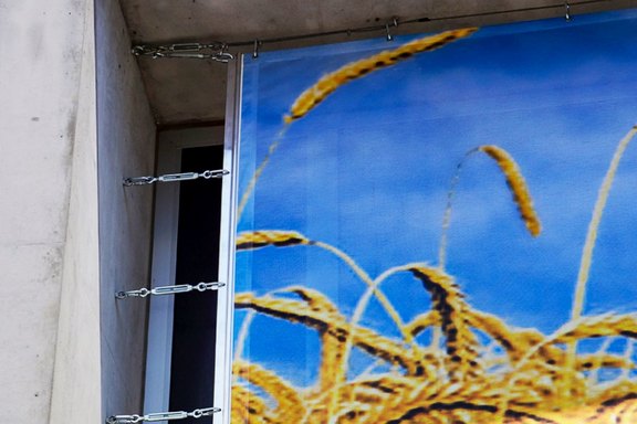 Montage, Verspannung, Banner, Druck , Direktdruck