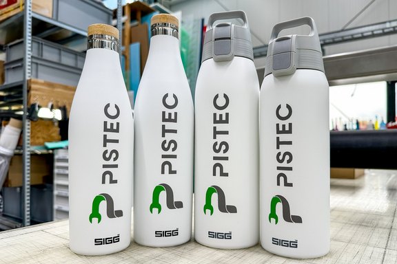 Trinkflaschen, Werbung, Werbeträger, Druck