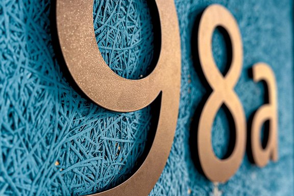 Alu Flachschrift auf Spaghetti