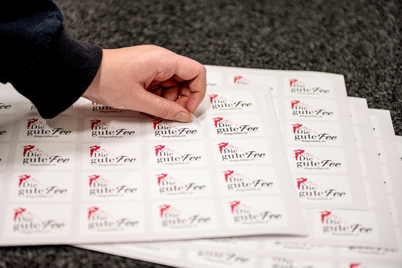 Aufkleber, Selbstkleber, Sticker