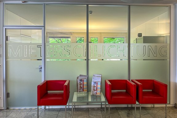 geschnittener Sichtschutz, Ätzeffektfolie