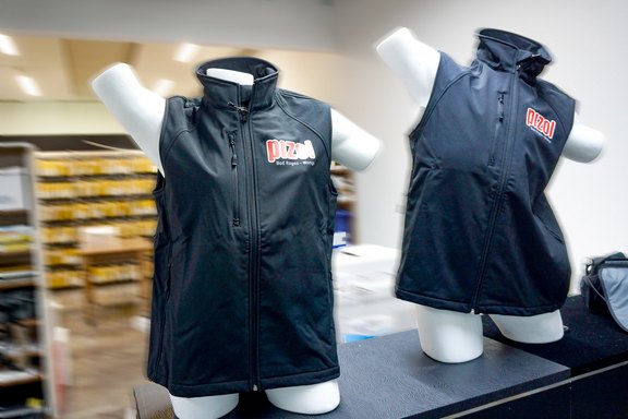 Gilet, Softshell, Druck, Transfer, Digitaldruck