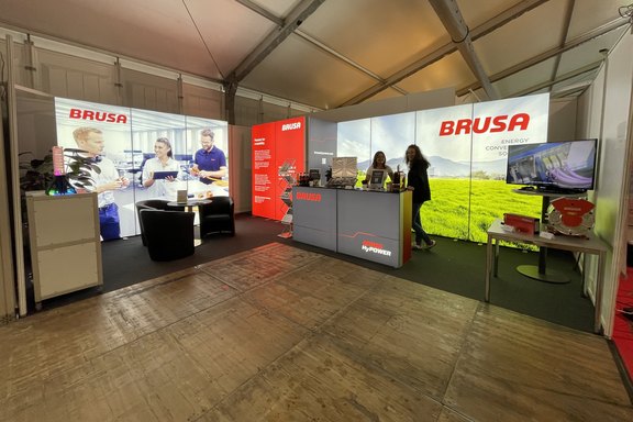 LED-Elemente, Messestand, Messeauftritt