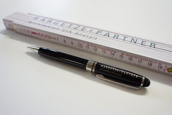 Kugelschreiber, Geschenk, Klappmeter, Werbegeschenk