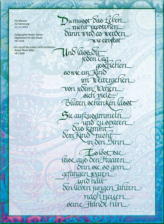 Rilke Spruch Rilke Spruch