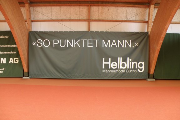Wandverkleidung, Werbebanner, PVC-Blache, PVC-Banner