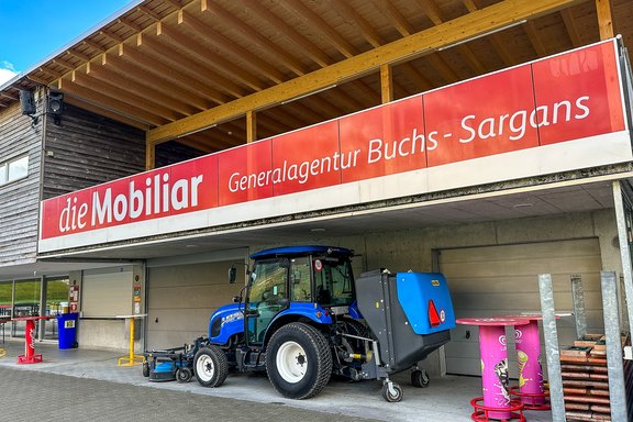 Geländerbeschriftung, Druck, Farbe, Idee