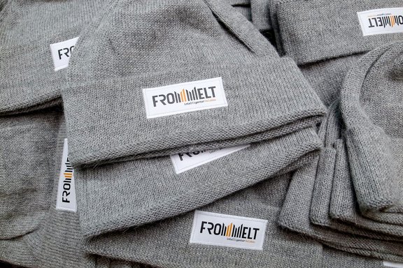 Mützen, Aufleger, Button, Druck, Stick