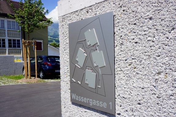 Schilder, Druck, Aluminium