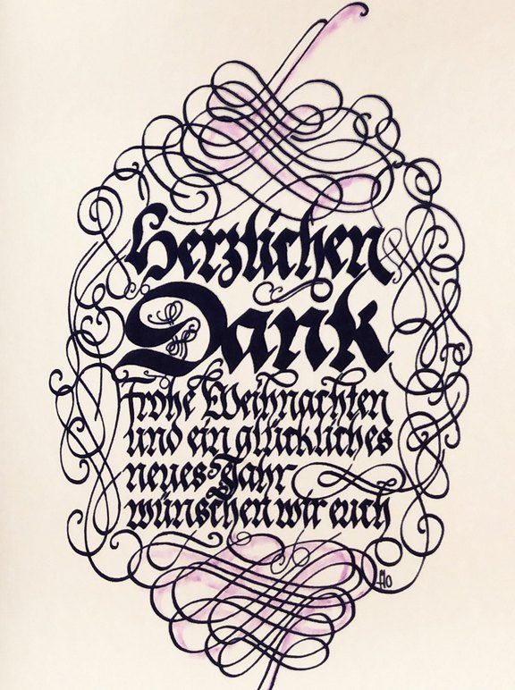 Kallografie Siebdruck