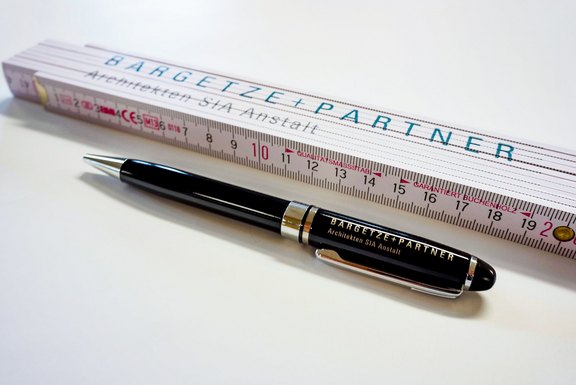 Kugelschreiber, Geschenk, Klappmeter, Werbegeschenk