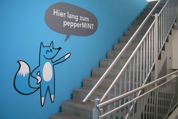 Peppermint - konturgefräste Wandbeschichtung Konturfräsung, Druck, Aluminiumplatte