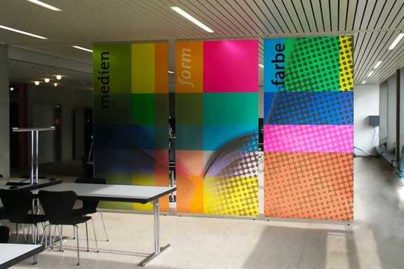 BFGZ - bedruckte Trennwände Trennwand, Druck, Digitaldruck