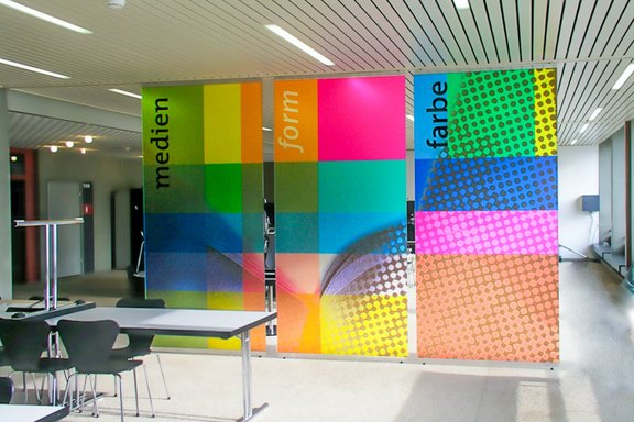 Trennwand, Druck, Digitaldruck