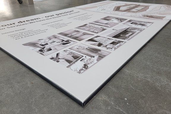 Textilspannrahmen, Spannrahmen, Textil, bedruckt, Druck