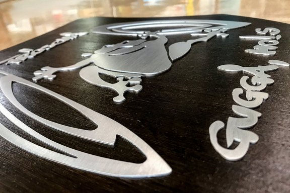 Dekorschild, Dekoration, 3D-Effekt