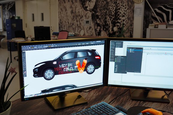 Design - Fahrzeugbeschriftung Fahrzeug Gestaltung
