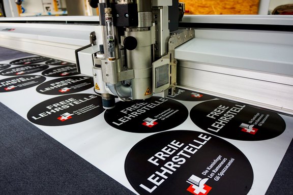 Schneiden, Kleber, Sticker, Druck