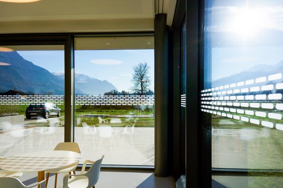 Rasterbeschichtung, Folie, Milchglas, Sichtschutz