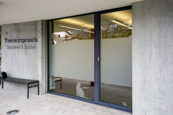 Glasbeschichtung, Sichtschutz