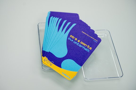 Merck - Kartenset zur Sicherheit Karten, Infos, Druck, bedruckt, Werbung