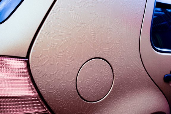 Details mit Haptik Spezialeffekt, Haptik, Folie