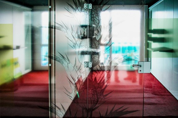 Designfolie, Druck, transparent