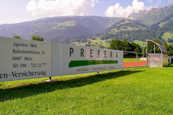 Bandenwerbung, Flächendruck, Grossformat Druck