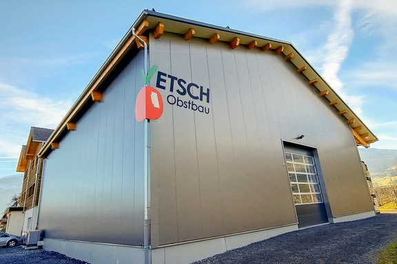 Vetsch Obstbau - Fassadenwerbung Fassadenbeschriftung, Anbau