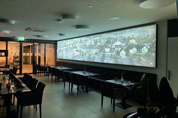 Melserhof - Grossformat Spannrahmen Grossformatdruck, Spannrahmen, Spanntextil